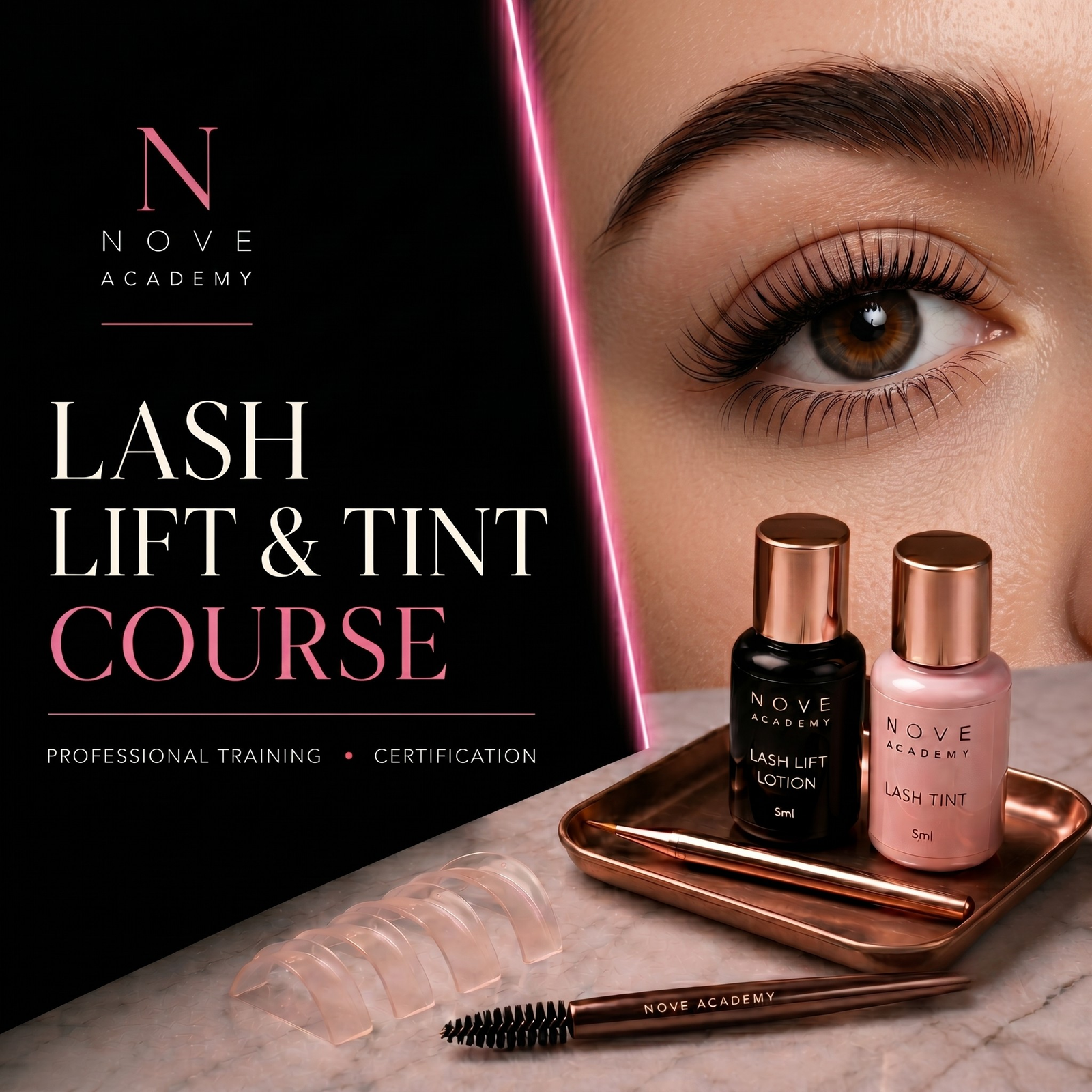 Lash Lift and Tint course product image for Nove Academy