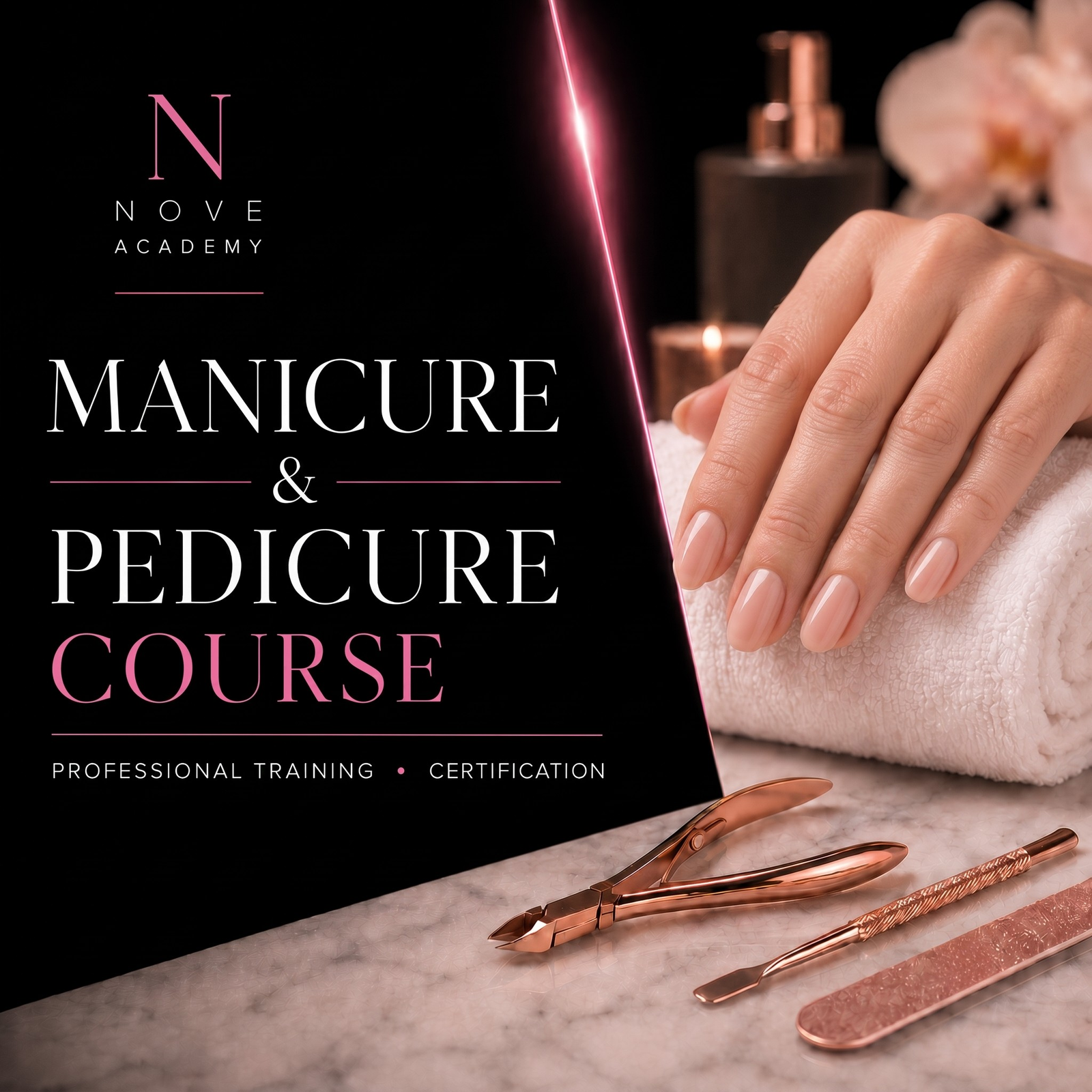 Manicure and Pedicure course product image for Nove Academy